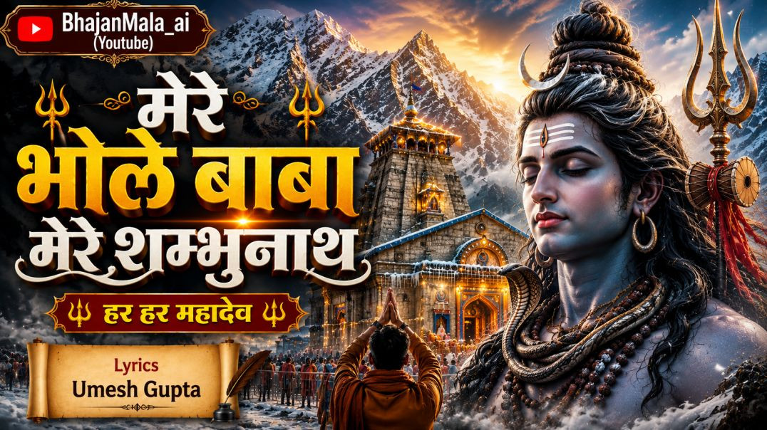 ⁣मेरे भोले बाबा मेरे शम्भूनाथ | हर हर महादेव | New Shiv Bhajan 2026 | Heart Touching Mahadev Bhajan