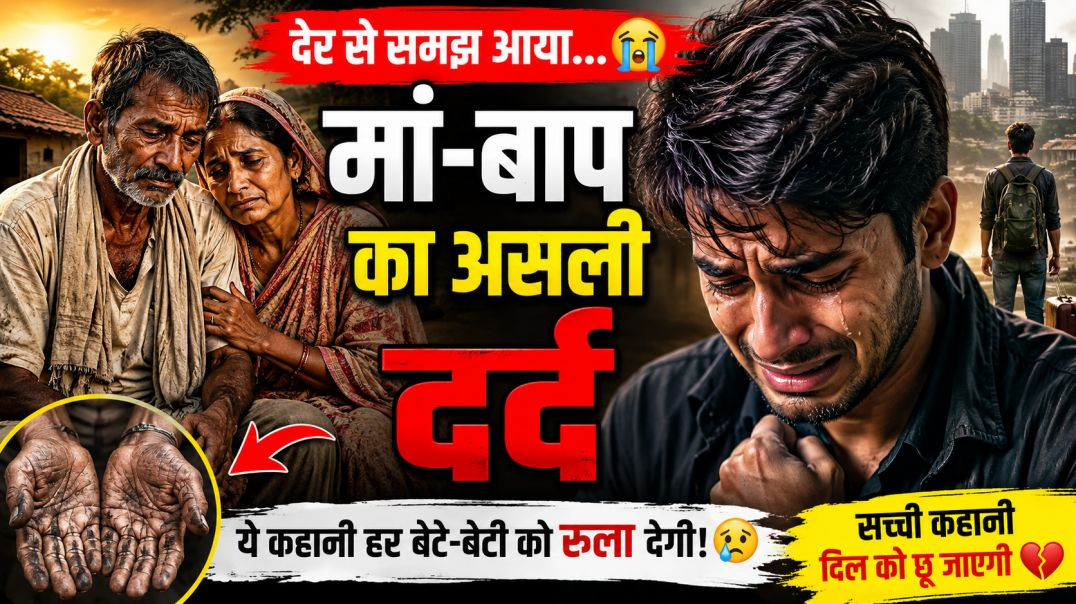 ये जिंदगी केवल तब तक हल्की है, जब तक सारे बोझ मां-बाप ने उठाए होते हैं | Heart Touching Story | Nikk