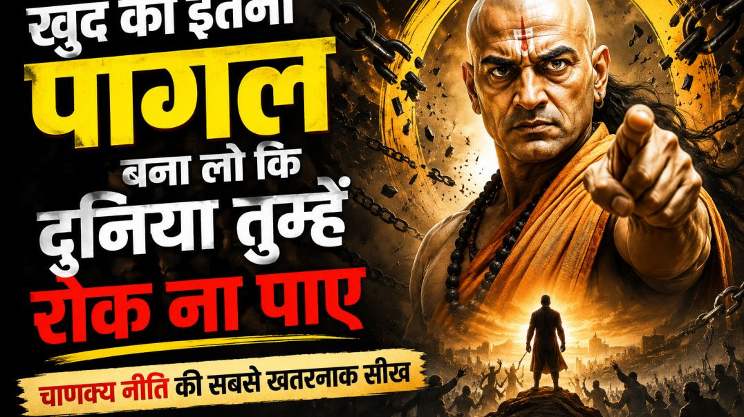 ⁣खुद को  इतना पागलपन कर दो  सफल होने के लिए  आचार्य ने क्या कहा l