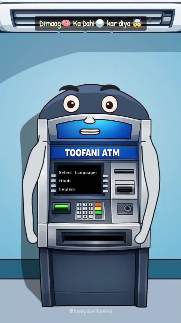 ATM machine dimag ka Dahej kar di