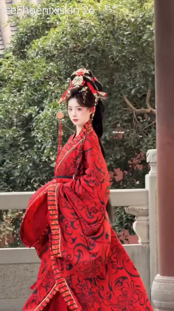 Stepping Out of an Ancient Masterpiece 🏯🌹 #apnatub