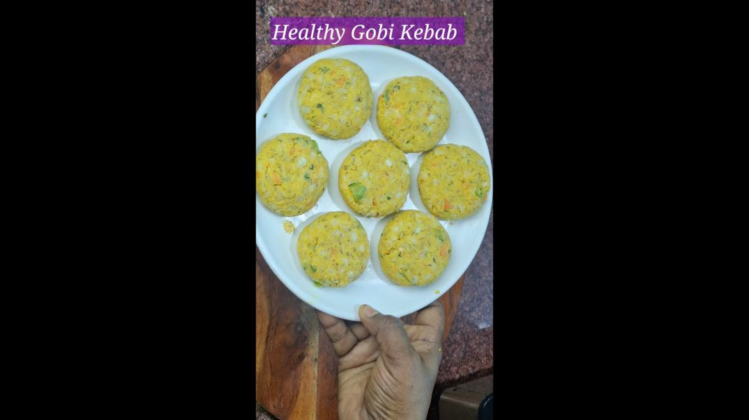 ⁣Healthy Veg Cutlets Recipe 🥦 Crispy Veg Tikki in Less Oil ✨ #shorts