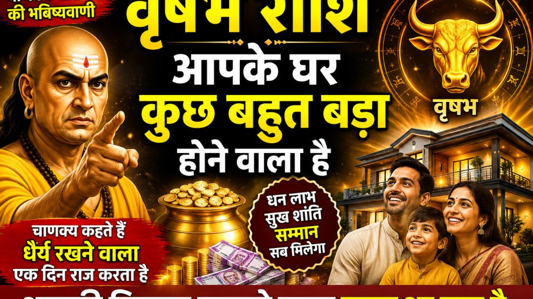 ⁣वृषभ राशि वालों, आने वाले दिनों में आपके घर और जीवन में कुछ बहुत बड़ा होने वाला है।