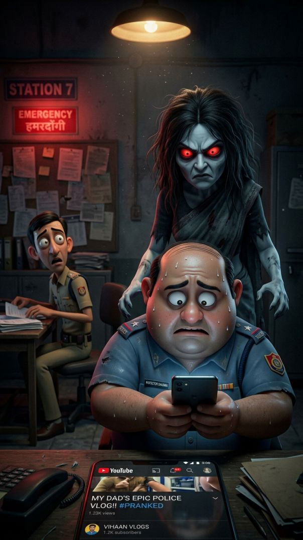 😨Bahootni Police Station me Gusss gayi 💀