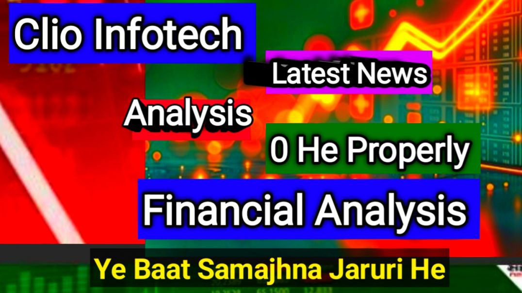 ⁣Clio Infotech Share Price