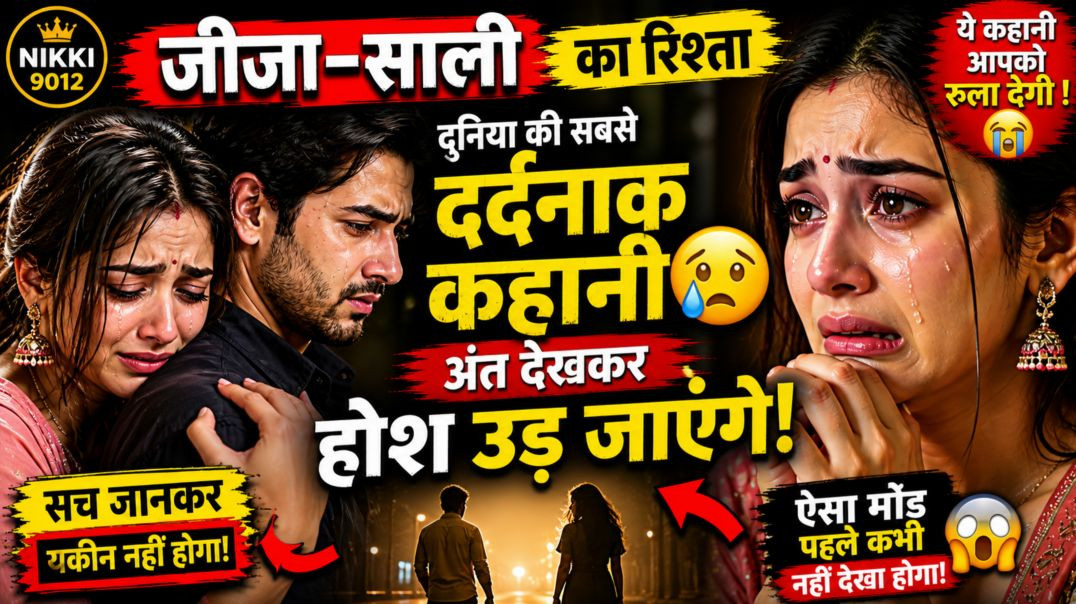 ⁣जीजा साली का अनोखा रिश्ता 😱 | दिल छू लेने वाली कहानी | Emotional Heart Touching Story | Nikki 9012