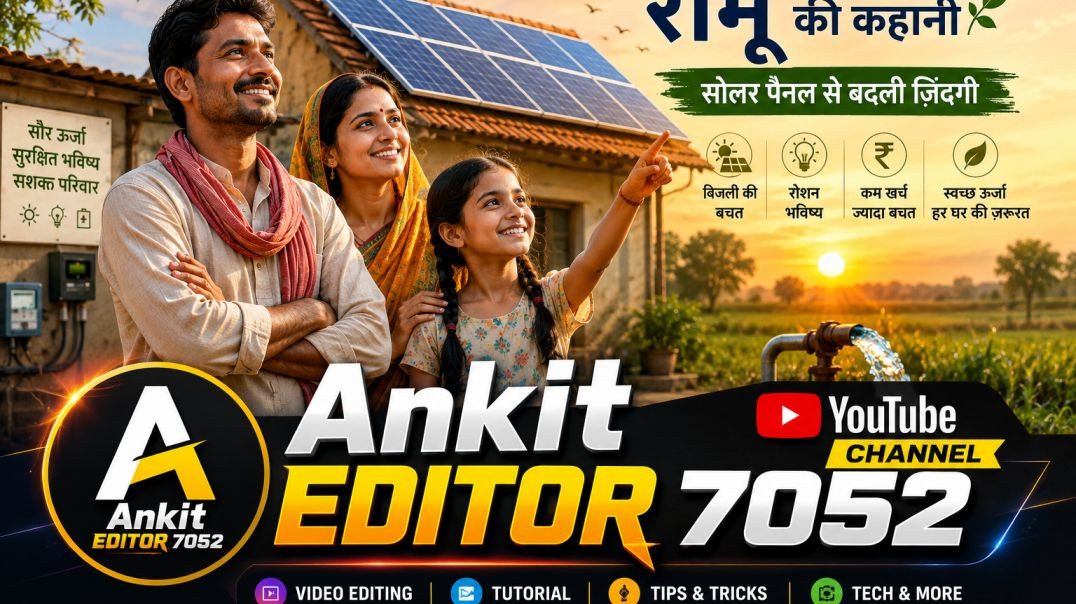 गरीब किसान और सोलर पैनल से बदली जिंदगी अपना ट्यूब