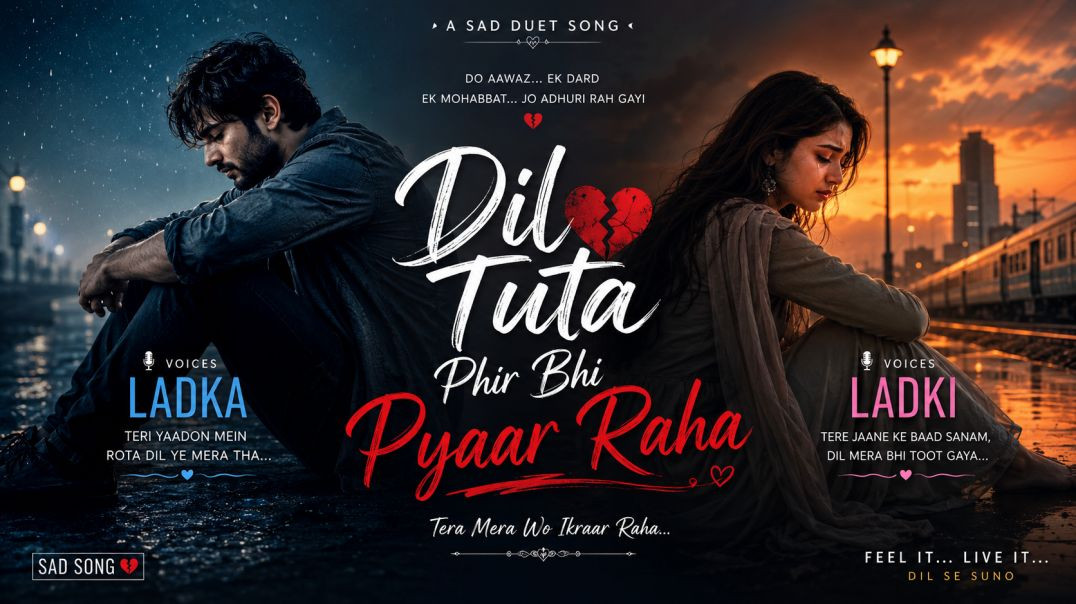 ⁣Dil Toota Phir Bhi Pyaar Raha 😢 | New Sad Song | Hindi Emotional Love Song