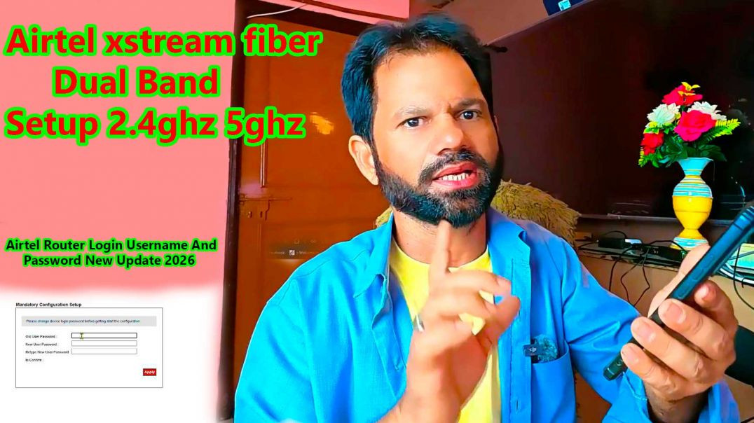 ⁣Airtel Xstream Fiber का Wi-Fi Password कैसे बदलें?