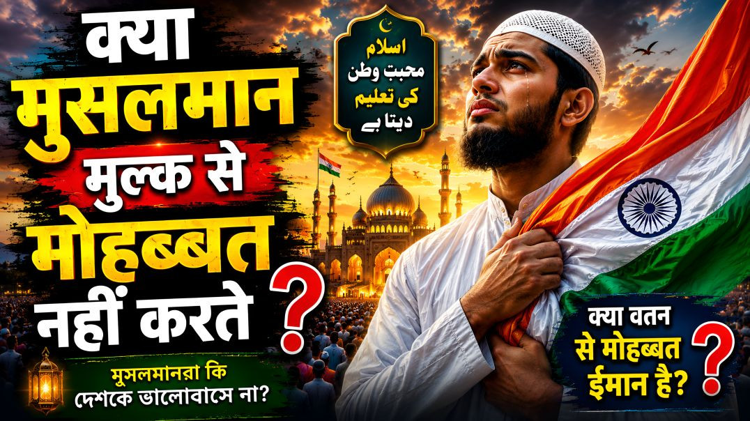 ⁣Kya Musalman Mulk Se Mohabbat Nahi Karte? Musalman Aur Deshbhakti | Ek Haqeeqat