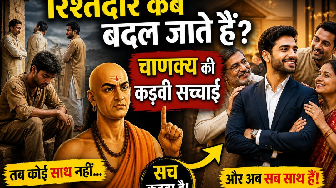 ⁣“रिश्तेदार कब बदल जाते हैं? | चाणक्य की कड़वी लेकिन सच्ची सीख”