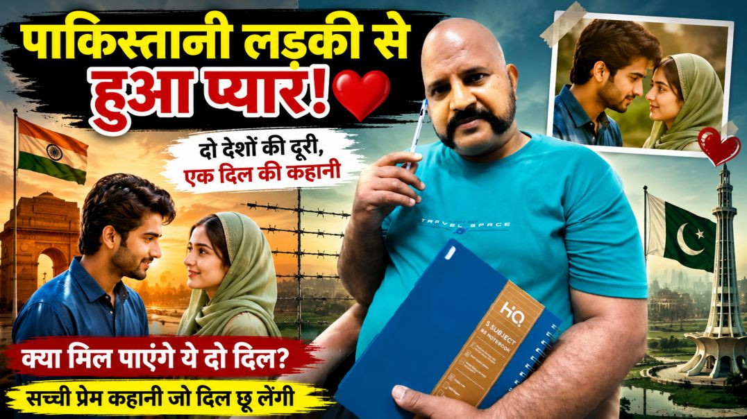 पाकिस्तानी लड़की और भारत के लड़के की सच्ची प्रेम कहानी | Border Love Story | Heart Touching Story