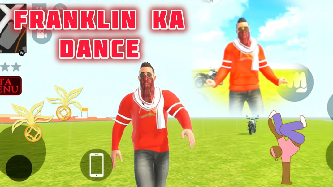 ⁣Franklin ka dance video || Indian thefts aura simulator game