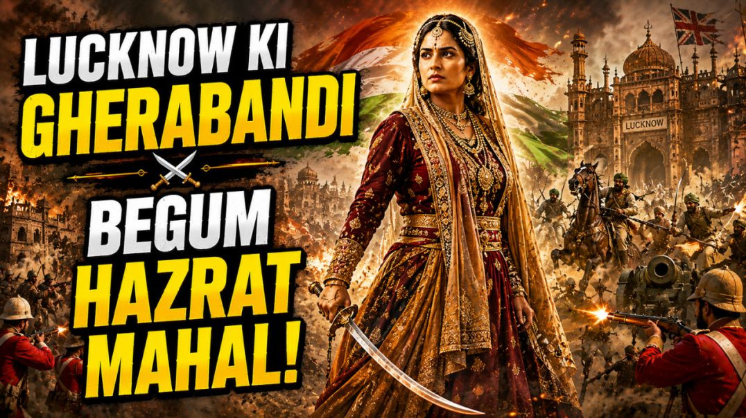 ⁣⁣Lucknow Ki Gherabandi ⚔ | Begum Hazrat Mahal Ka Badla 🇮🇳🔥 | 1857 Revolution #shorts