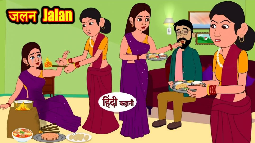 ⁣Kahani जलन Jalan _ Hindi Kahaniya _ Bedtime Moral Stories _ Hindi Stories _ New Story _ Saas Bahu(72