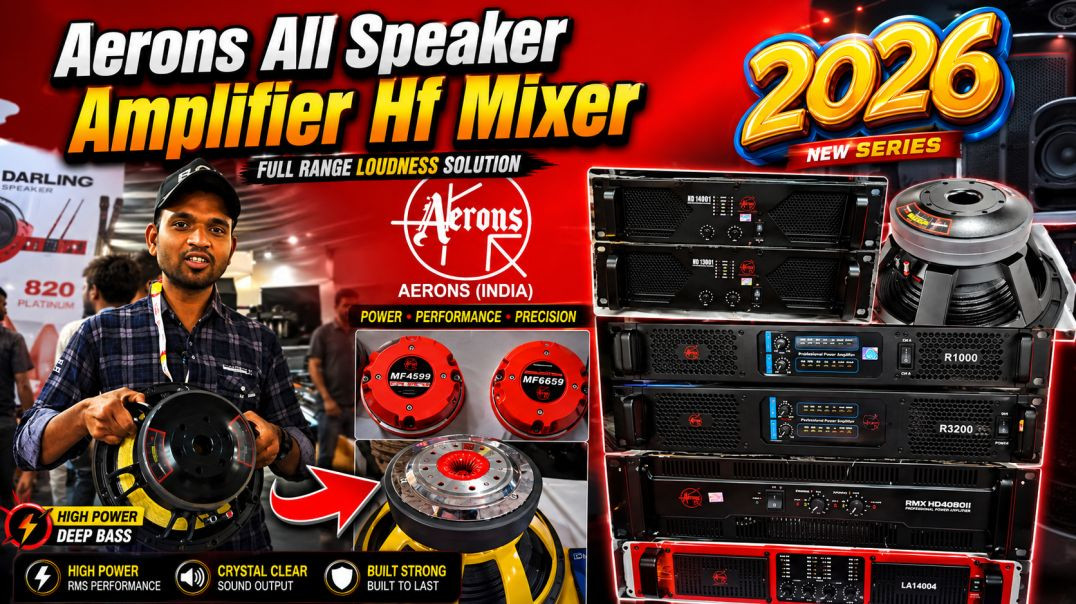 ⁣Aerons All Amplifier speaker Mixer hf Details