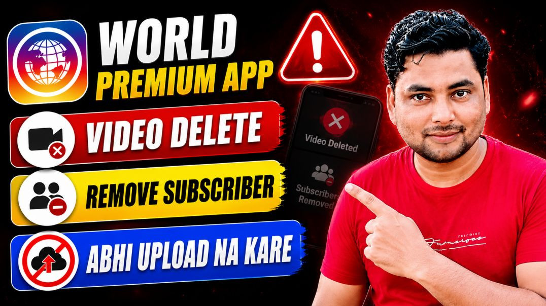 ⁣Creators Ke Liye Bad News 😭 World Premium App Problem #shanukasafar