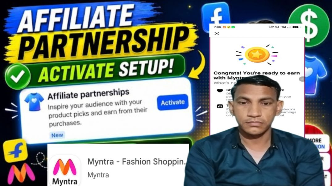 ⁣Affiliate Partnership Facebook 🤑 Affiliate Partnership Myntra Facebook Flipkart 🥰