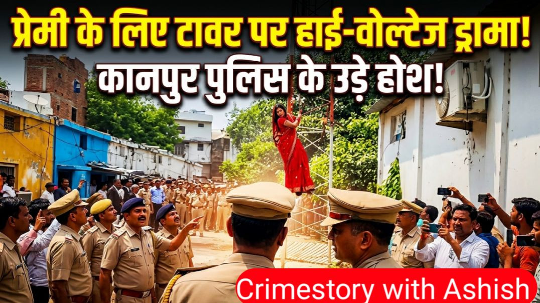 ⁣प्रेमिका प्रेमी को जेल से छुड़ाने के लिए चढ़ी वायरलैस टावर पर || Kanpur ka High बोल्टेज ड्रामा