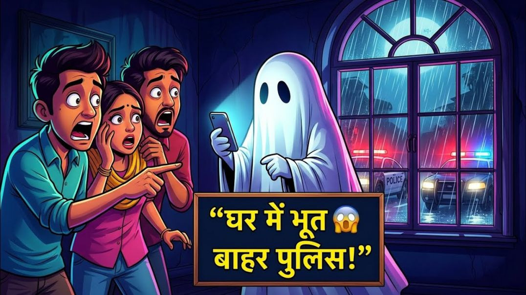 ⁣👻Ghost VS Killer🔪 | Haunted House Mystery