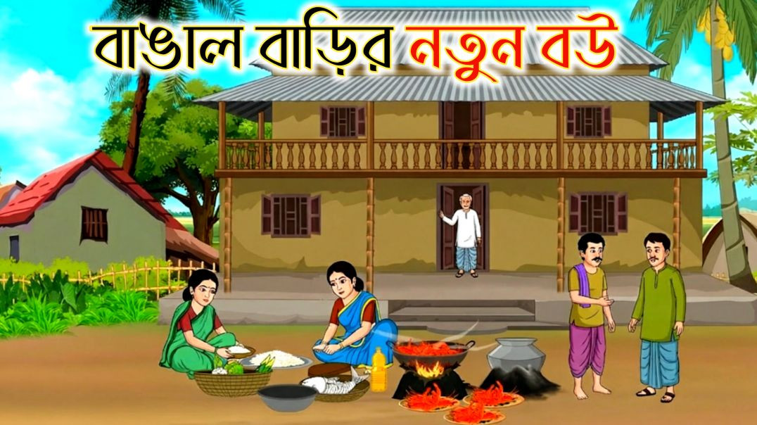 ⁣বাঙাল বাড়ির নতুন বউ ২ | Bangla Moral Story Cartoon | ঠাকুমার ঝুলি কার্টুন ভিডিও
