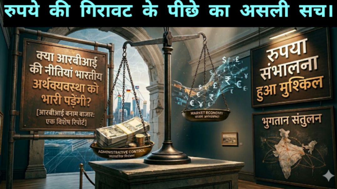 ⁣रुपए की गिरावट का असली सच।, क्या आरबीआई की नीतियां भारतीय अर्थव्यवस्था को भारी पड़ेंगी।