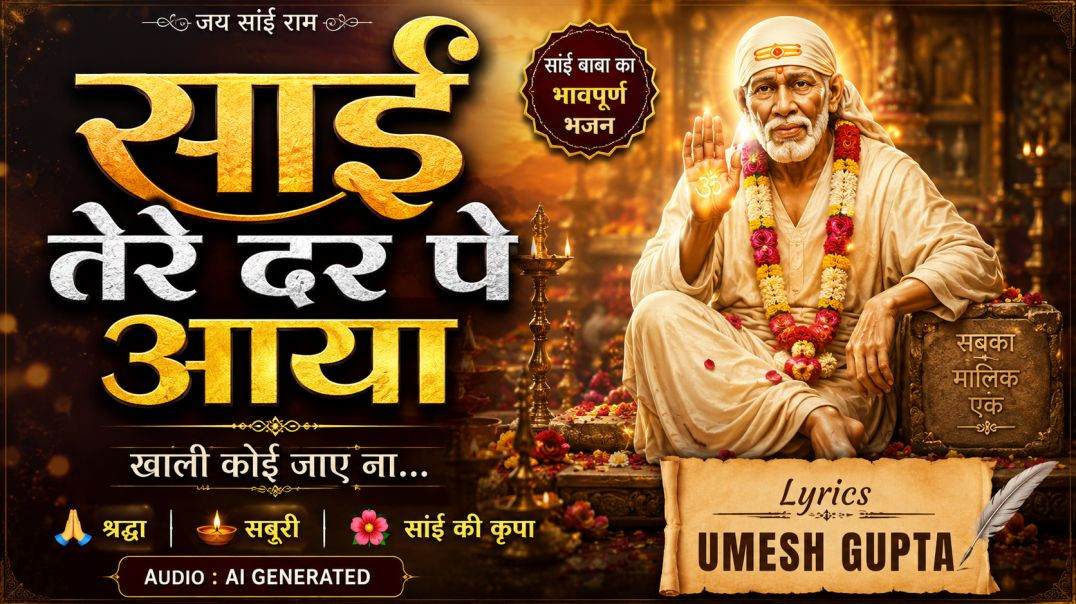 ⁣⁣साईं तेरे दर पे आया | Latest Sai Baba Bhajan 2026 | Shirdi Sai Baba Song | Jai Sai Ram Bhajan
