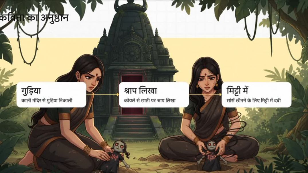 ⁣श्राप सच में कब खत्म होता है? काले जादु और श्रापित गुडीआऔ कि भुतिया हिंदी कहानी