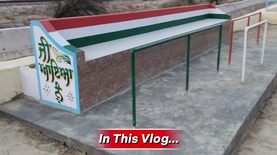 ⁣Army Officer naresh nayak ne karwaya bus stand ka Nirman