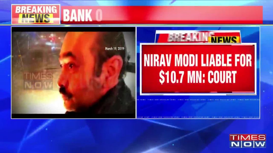 Economic Terrorist Nirav Modi Ordered To Pay Bank Of India In London Court