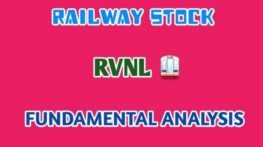 RAILWAY STOCK🚂RVNL FUNDAMENTAL ANALYSIS🚇STOCK MARKET PLANNER