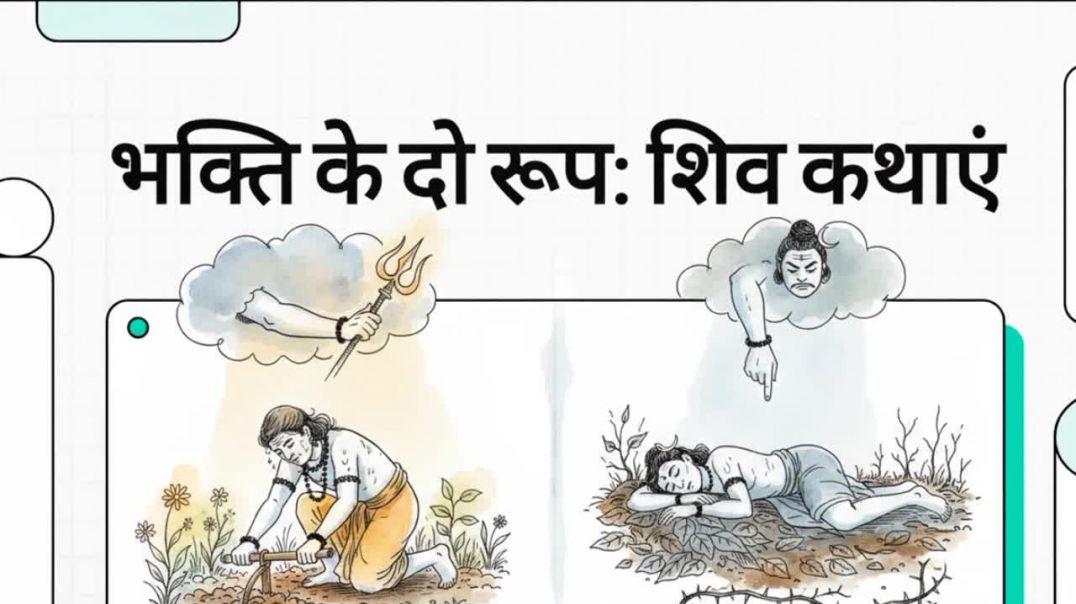 ⁣Bhakti ke do roop shiv kathaen