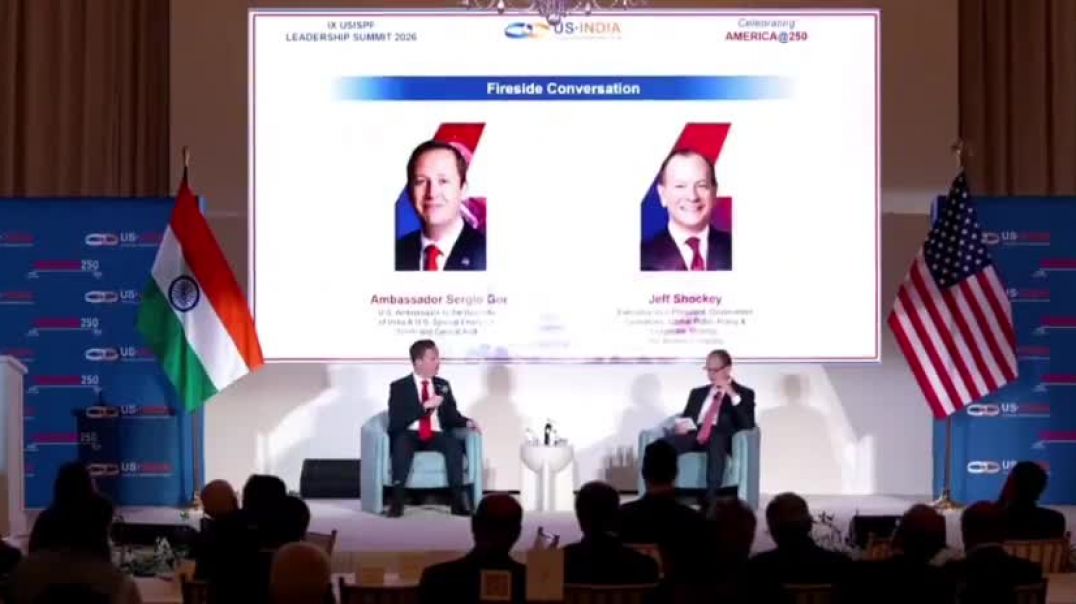 ⁣US Amb to India Sergio Gor on changing Indo Pacific to Pacific