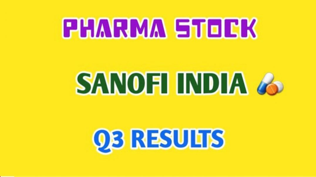 ⁣SANOFI INDIA Q3 RESULTS💊SANOFI INDIA💥Q3 RESULTS🔴PHARMA STOCKS @ STOCK MARKET PLANNER