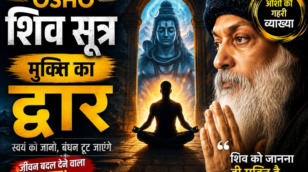 Shiv surta mukti ka davar||शिव सूत्र मुक्ति का द्वार|| ओशो