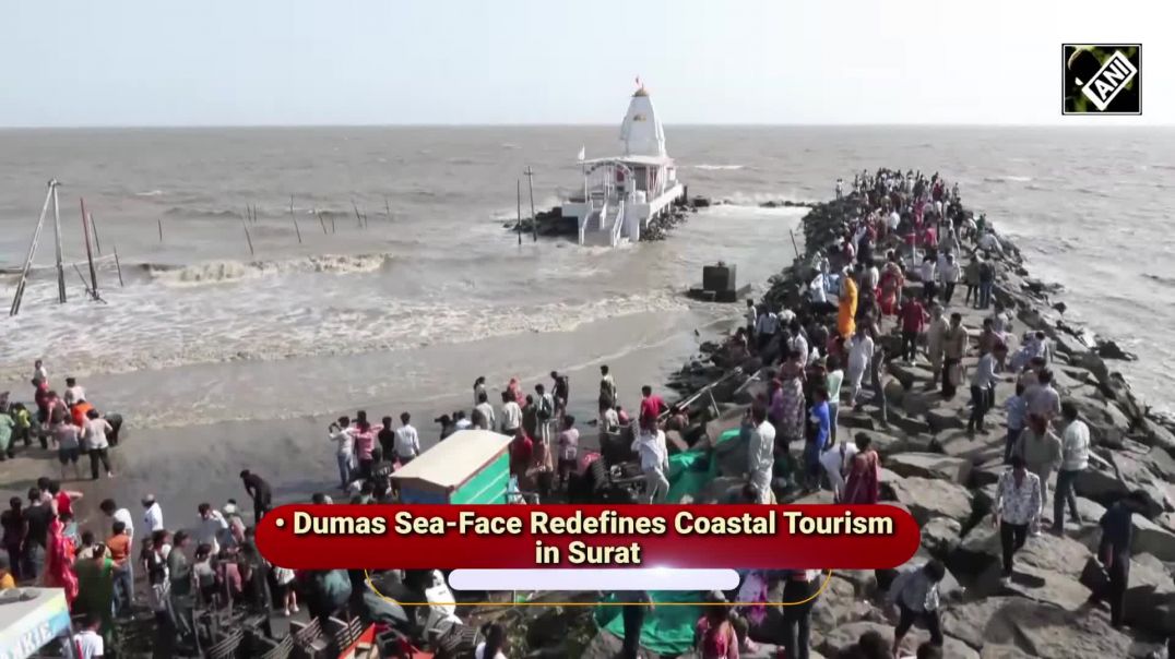 ⁣Surat’s Dumas Beach Emerges as World-Class Tourism Destination