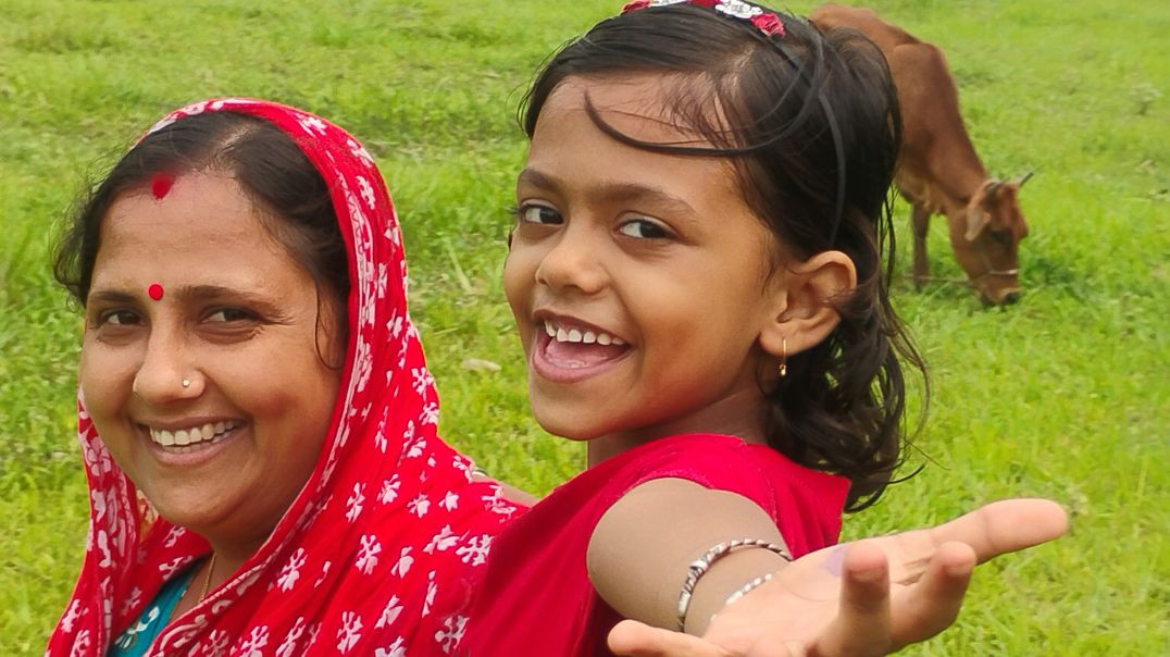 ⁣Morning Routine of a Housewife #familyvlog#indianvillage​#homework