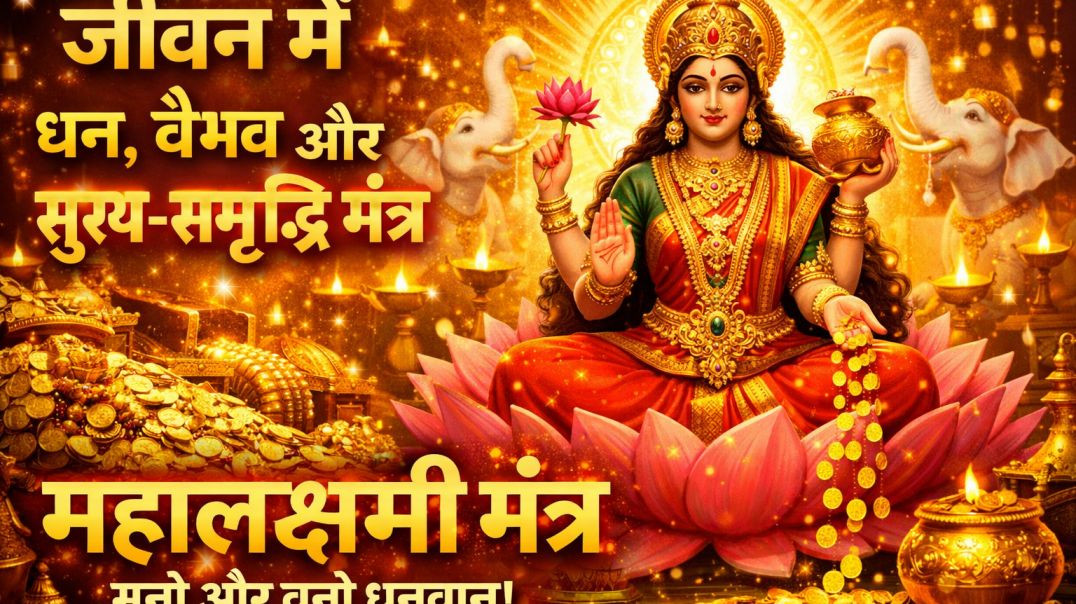 महालक्ष्मी मंत्र। धन और समृद्धि के लिए।