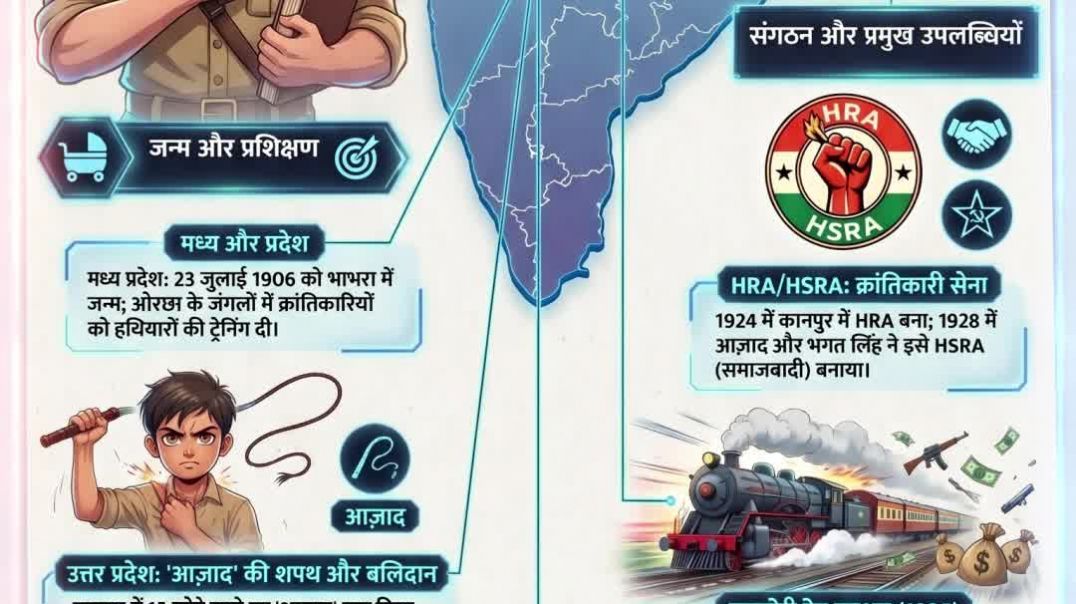 ⁣My VideoChandrashekhar Azad Ka Sashastra Sangharsh ⚔️🇮🇳 | British Raj Ka Sabse Bada Dushman 🔥 | #shorts