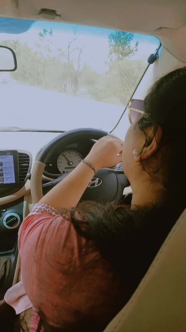 Long drive with favorite music 🎶