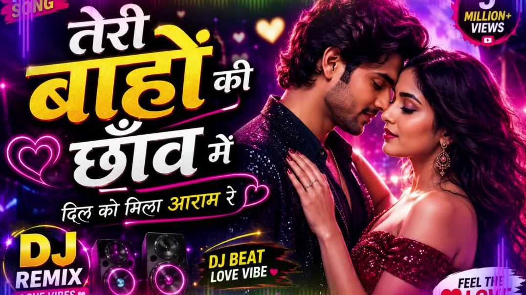 ⁣तेरी बाहों की छाँव में, Teri Bahon Ki Chhav Mein, New DJ Love Song 2026, Romantic Song 2026, Hindi L