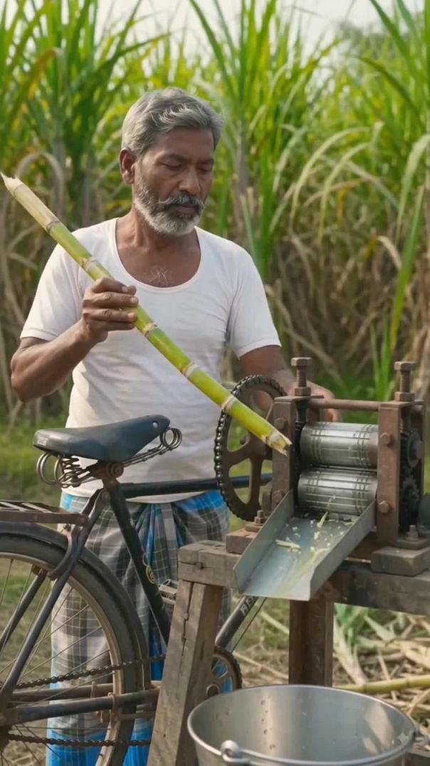 Music short video upload kiya ganne ka juice nikaalne ka desi jugaad