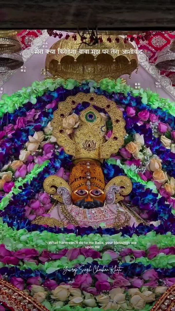 मेरा क्या बिगेड़ेगा बाबा, मुझ पर तेरा आशीर्वाद🥰❤️