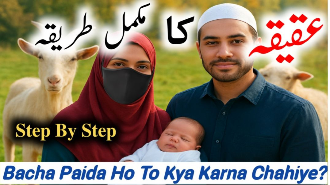 🐑 Aqeeqah Ka Sunnat Tareeqa | Baby Birth Islamic Rituals & Duas 🌿