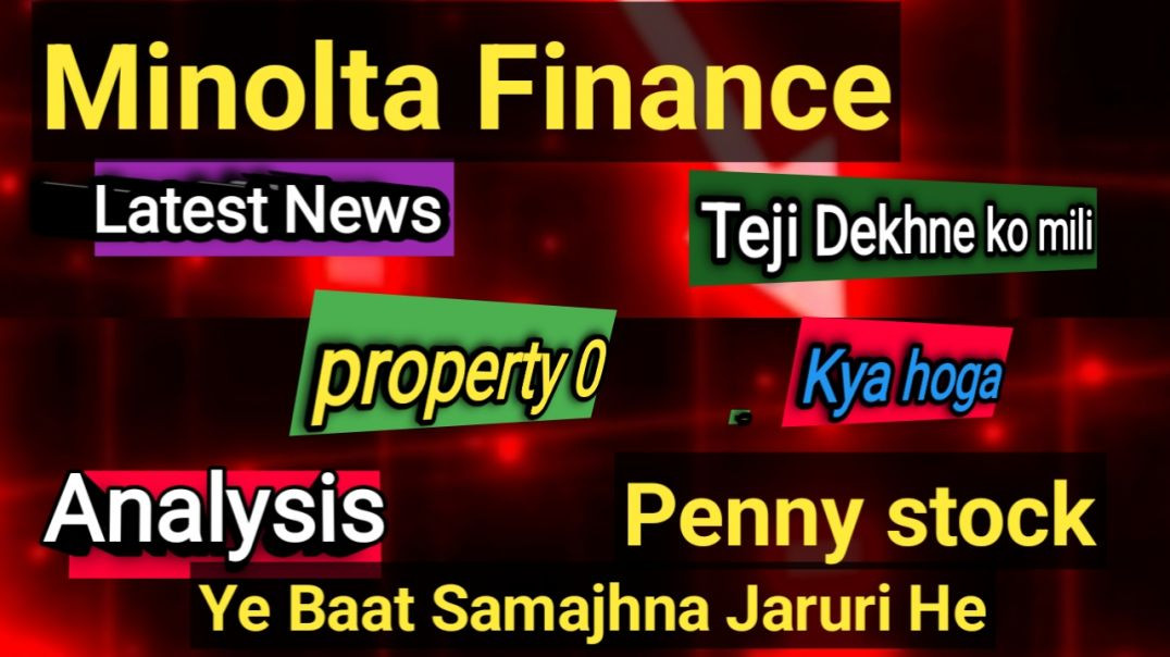 ⁣Minolta Finance Share Price