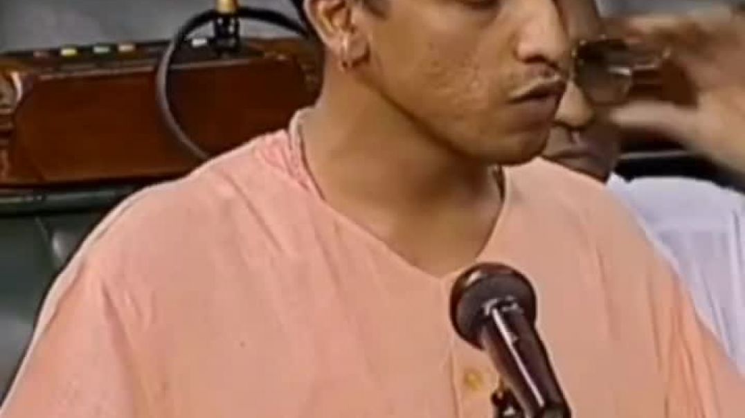 ⁣HBD Yogi Adityanath Old video