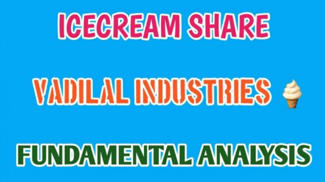 ⁣VADILAL INDUSTRIES SHARE🍦VADILAL INDUSTRIES FUNDAMENTALS @ STOCK MARKET PLANNER