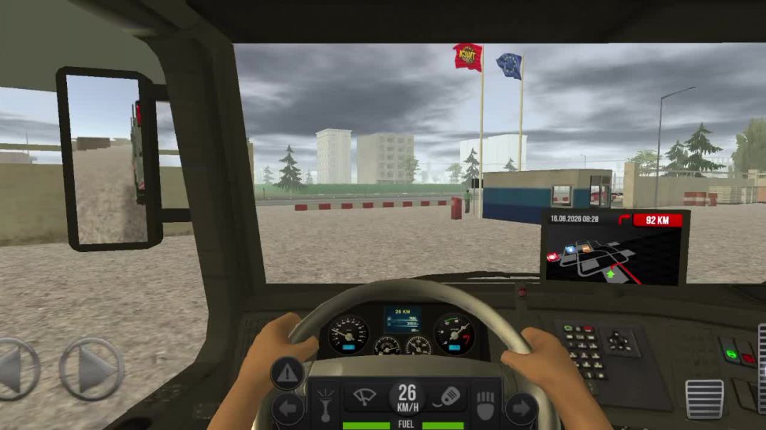 ⁣Truck Simulator Europe gameplay