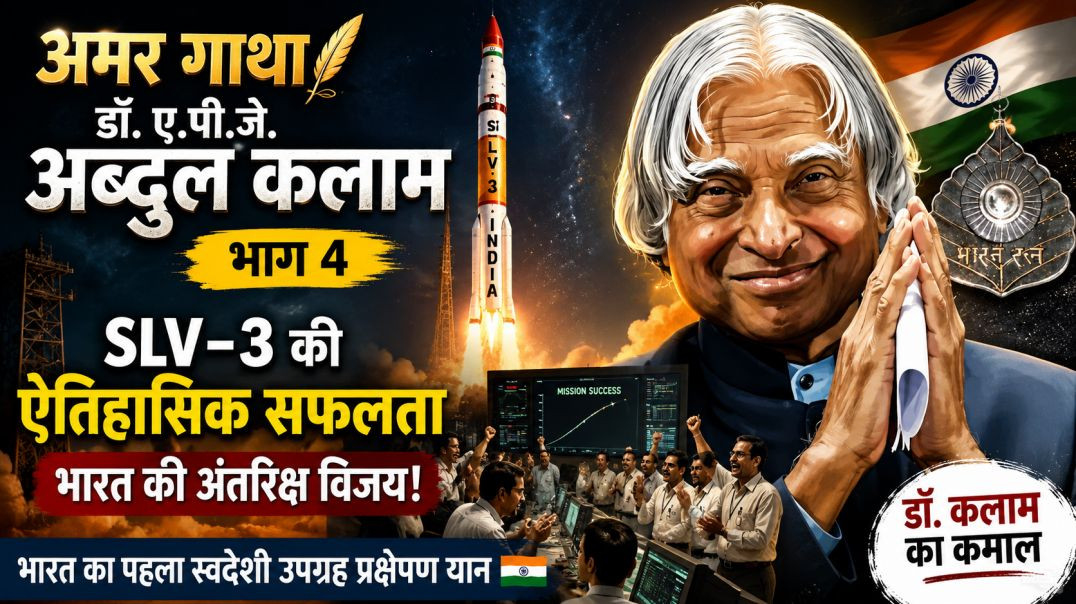 ⁣Amar Gatha | डॉ. ए.पी.जे. अब्दुल कलाम भाग 4 | जिसने भारत को अंतरिक्ष में पहचान दिलाई | BP Singh