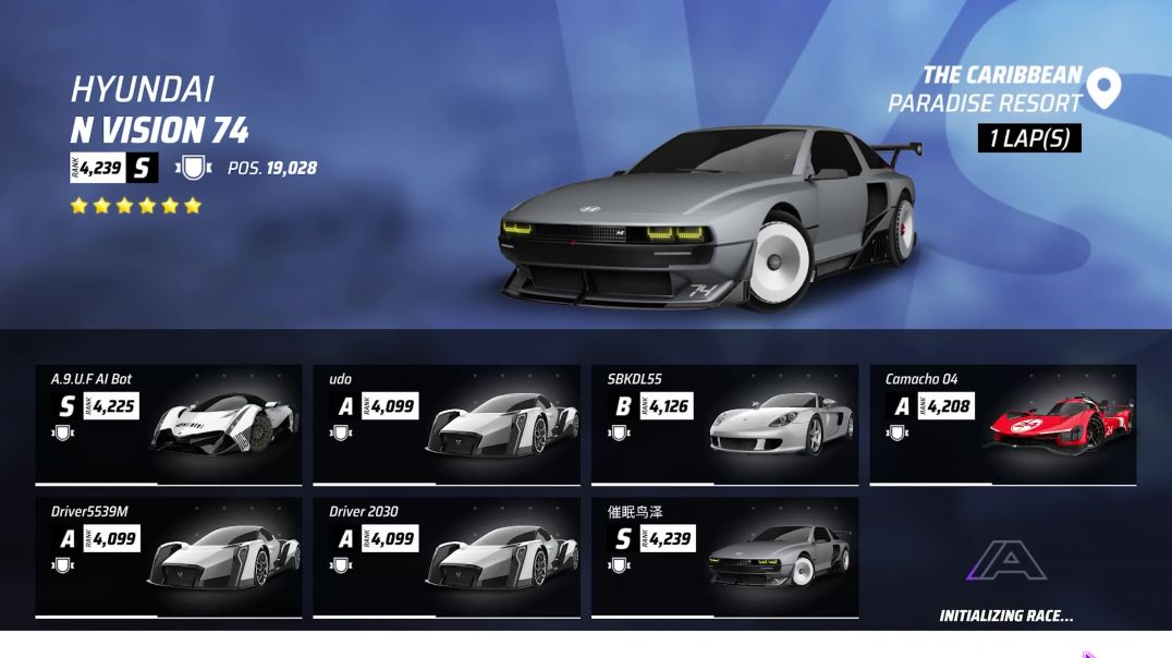 ⁣Hyundai N Vision 74 Drifting - Asphalt Legends